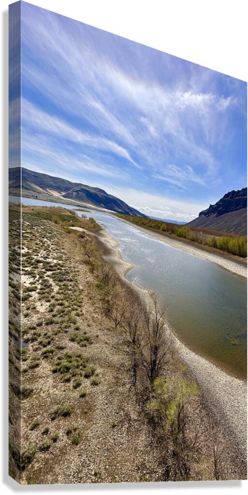Columbia River -Beverly vertical Canvas Print