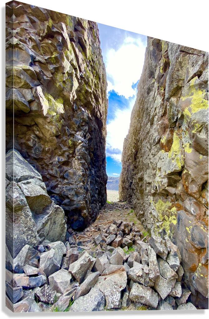The Crevasse  Canvas Print