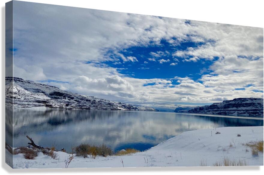 Snowy Cove Canvas Print