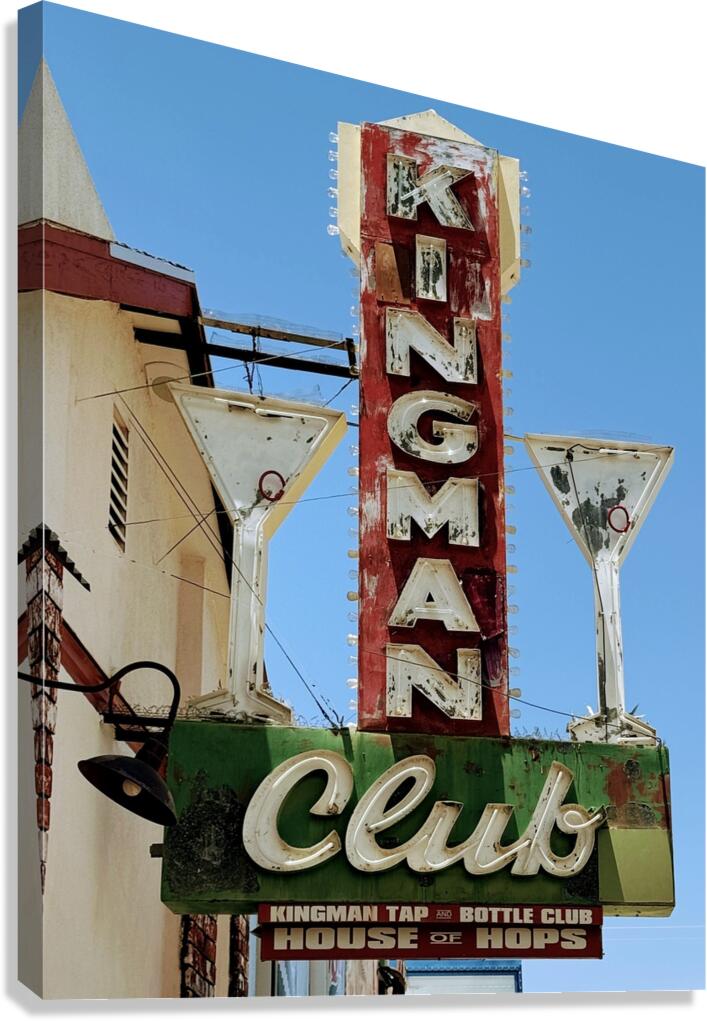 Kingman Club full color Canvas Print