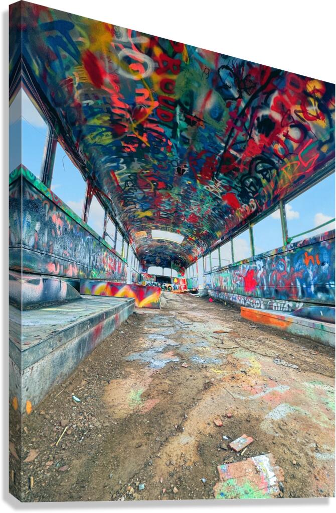 Magical Mystery Bus -2 Canvas Print