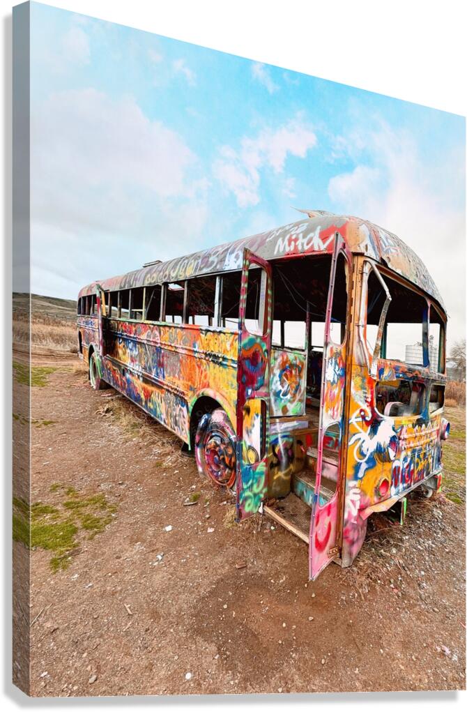 Magical Mystery Bus -1 Canvas Print