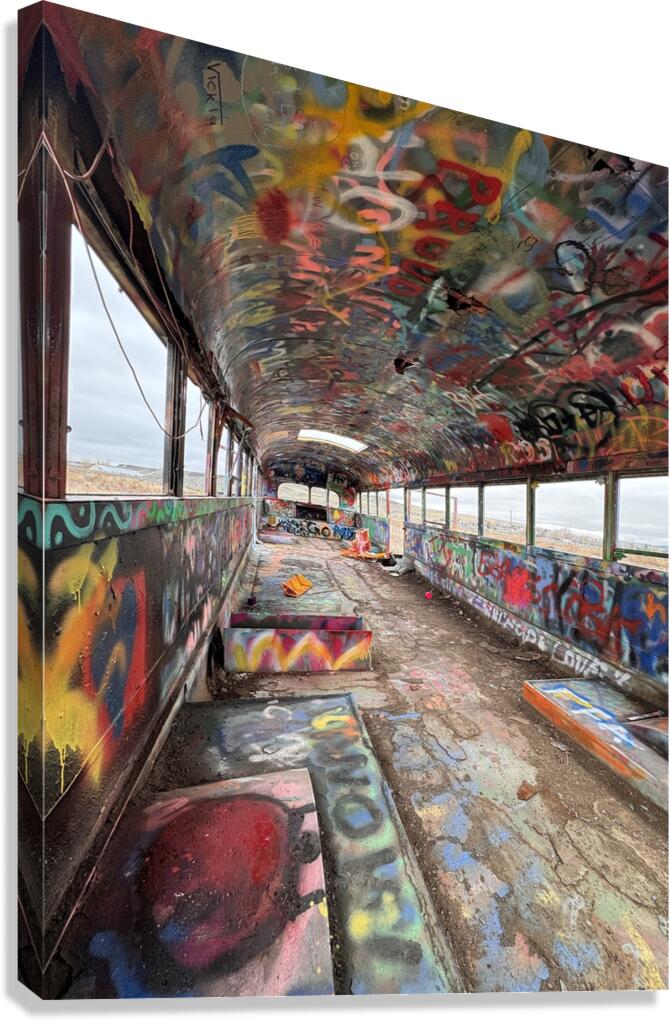 Magical Mystery Bus -3 Canvas Print