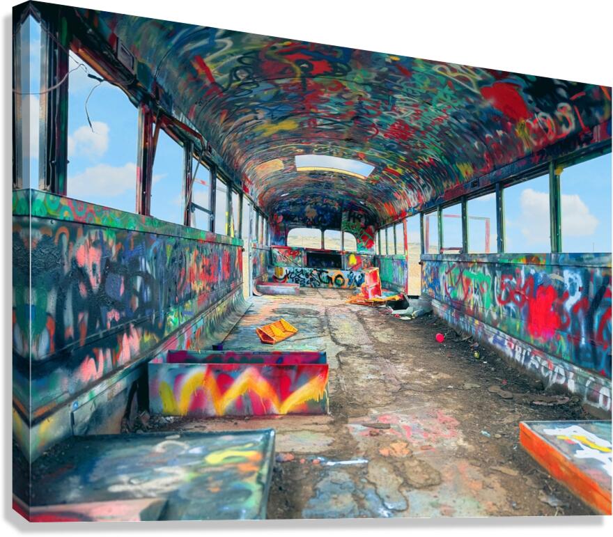 Magical Mystery Bus -4 Canvas Print