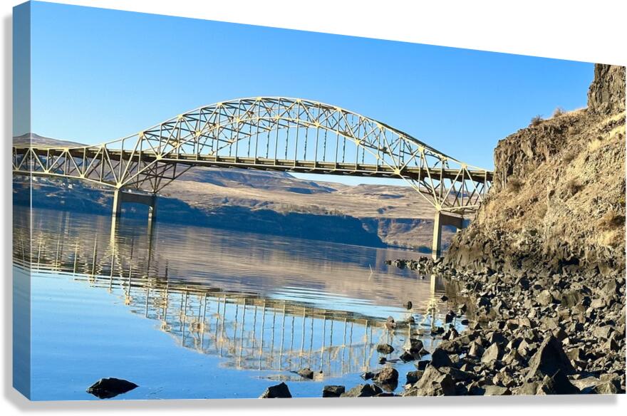 Vantage Bridge -2 Canvas Print