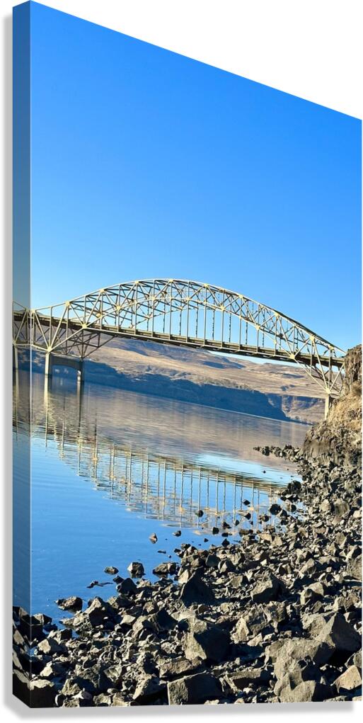 Vantage Bridge -vertical Canvas Print