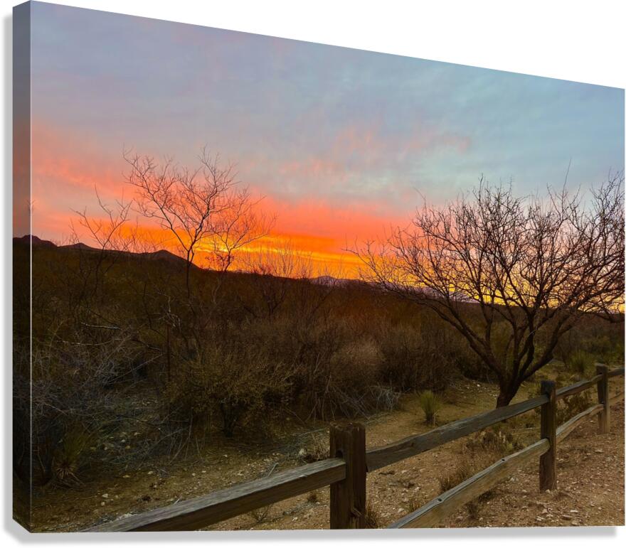 Sundown in Tombstone Canvas Print