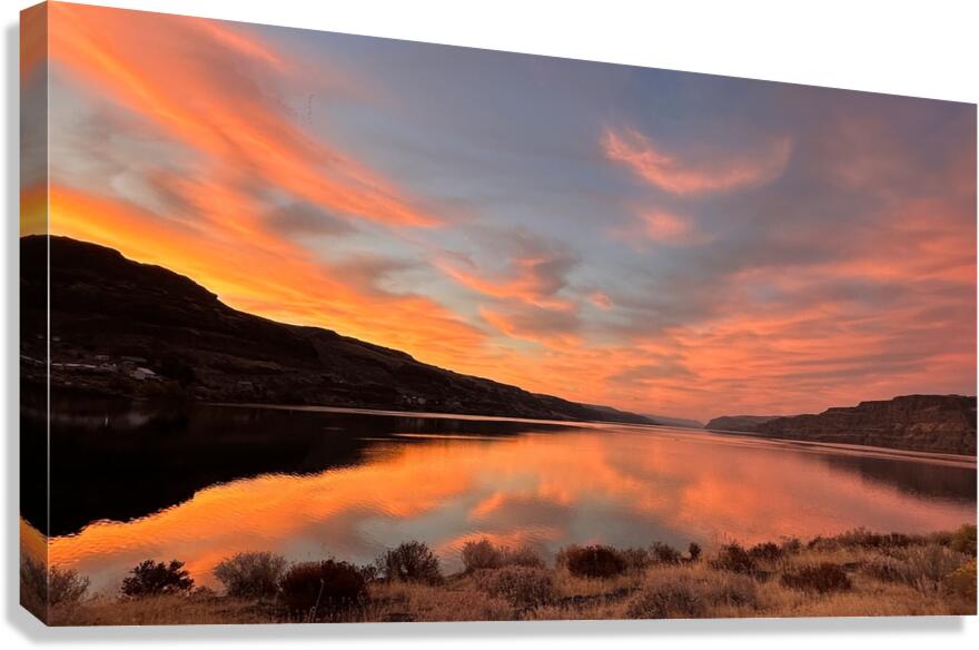 October Sunrise Canvas Print