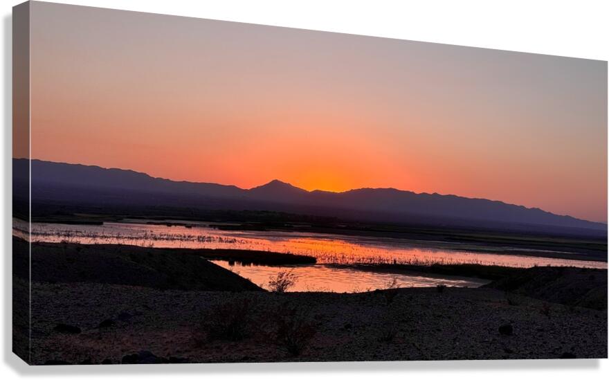 Sunset on the Marsh -2 Canvas Print