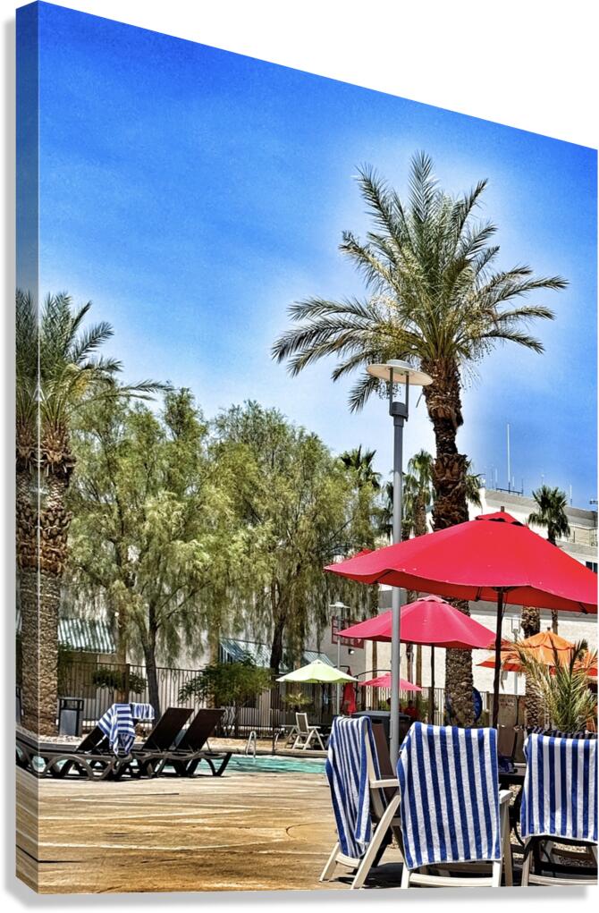 Pool Day Canvas Print