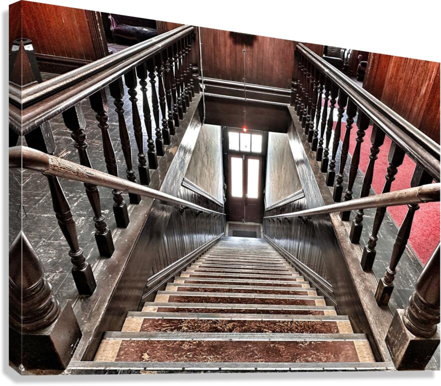 Stairway to the past Canvas Print