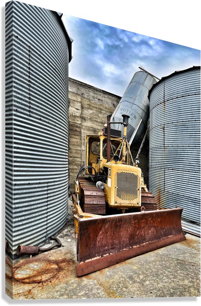 The Silos at Westbar -2 Canvas Print