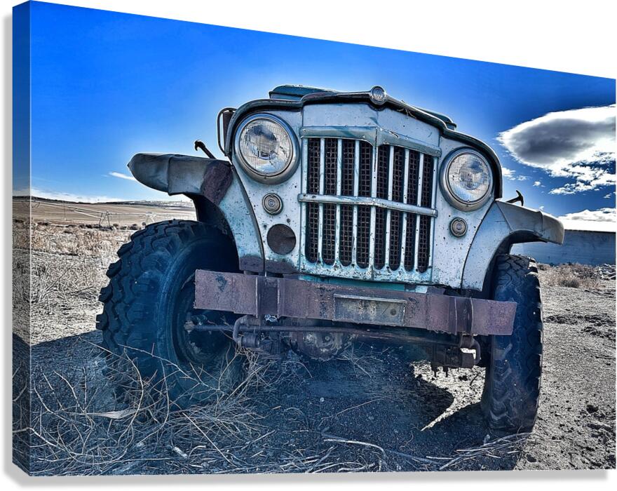Old Jeep Canvas Print