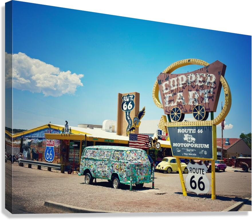 Copper Cart -Seligman Az Canvas Print