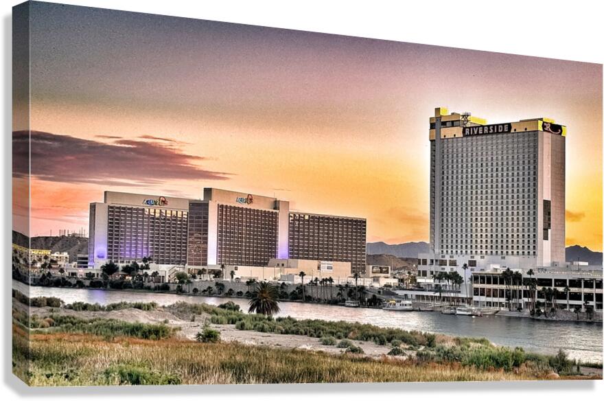Riverside and Aquarius Laughlin NV Canvas Print
