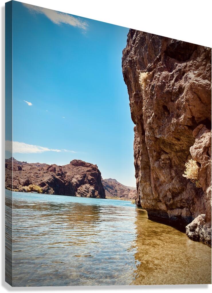 Topock Gorge Colorado River vertical Canvas Print