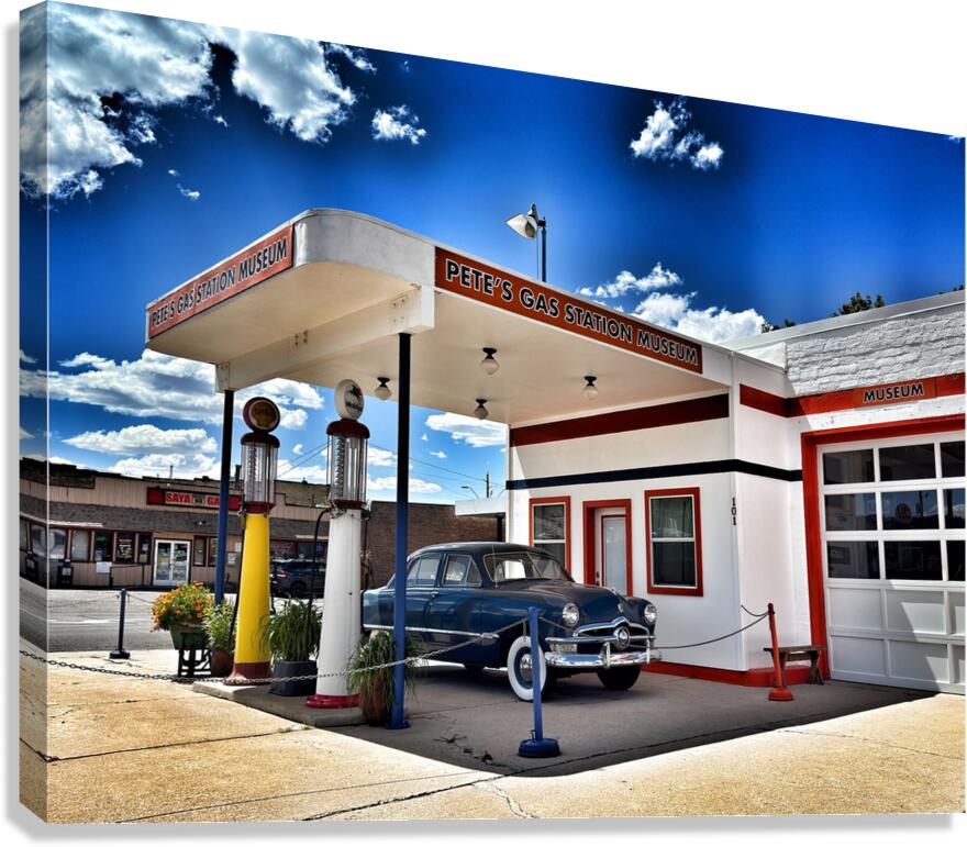 Pete’s Gas Station Museum - Williams Arizona Canvas Print