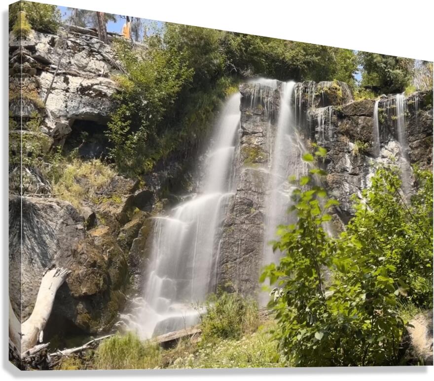 Silver Falls Entiat Washington long exposure Canvas Print