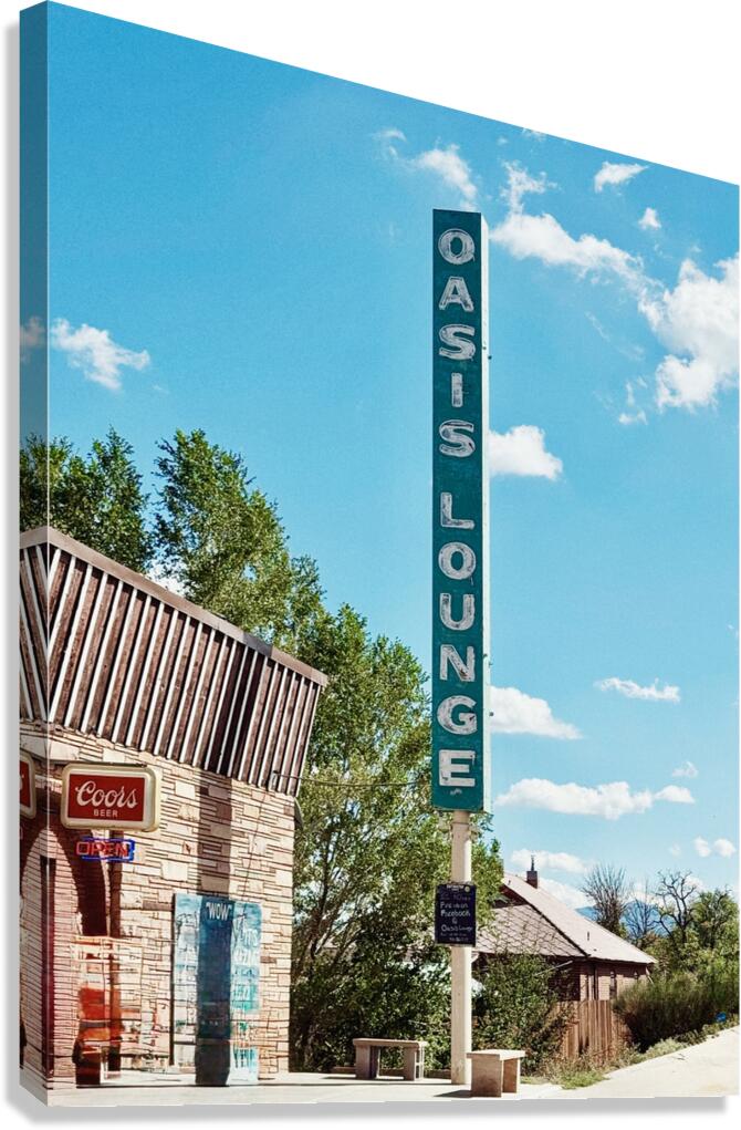 Oasis Lounge - Ash Fork Az - Route 66 Canvas Print