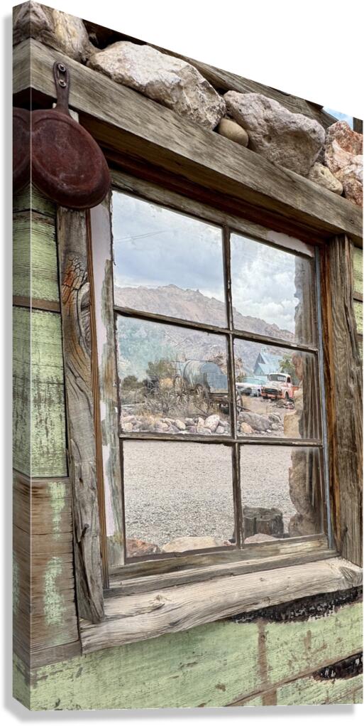 Ghost town Nelson Nevada Canvas Print