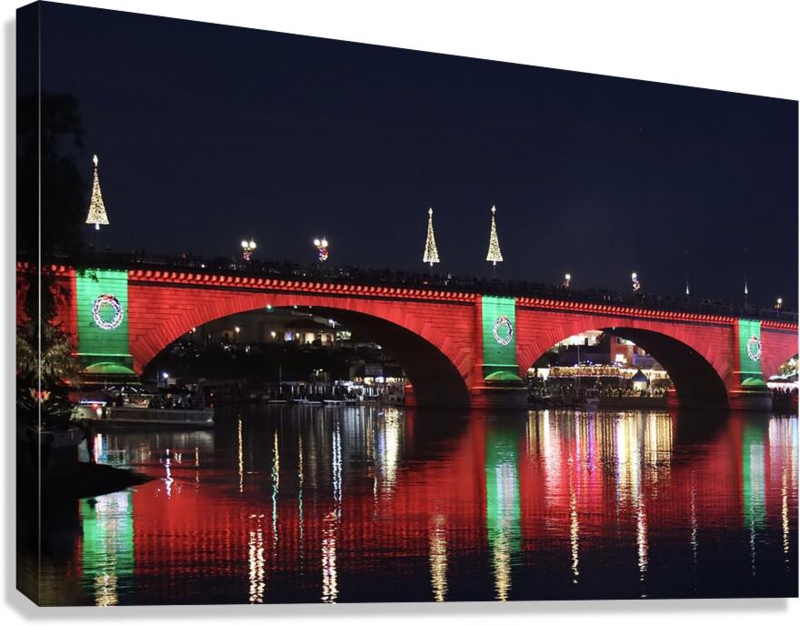 London Bridge Christmas Vibes Canvas Print