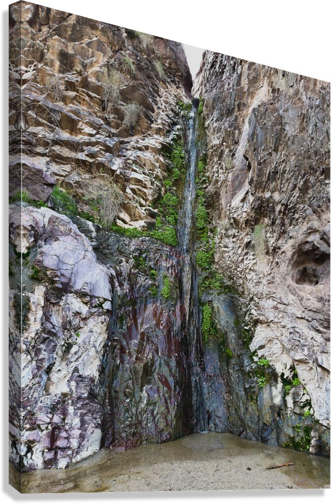 Tres Amigos waterfall in the Tres Alamos wilderness  Canvas Print