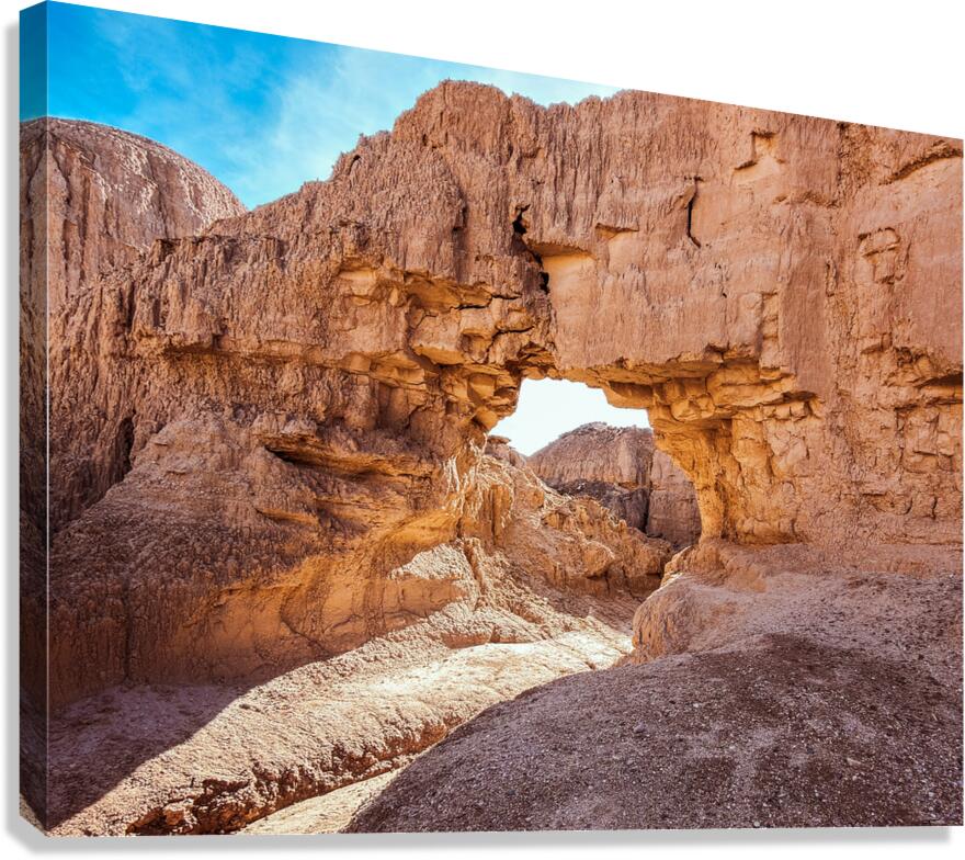 The Arch in Mud Canyon horizontal Canvas Print