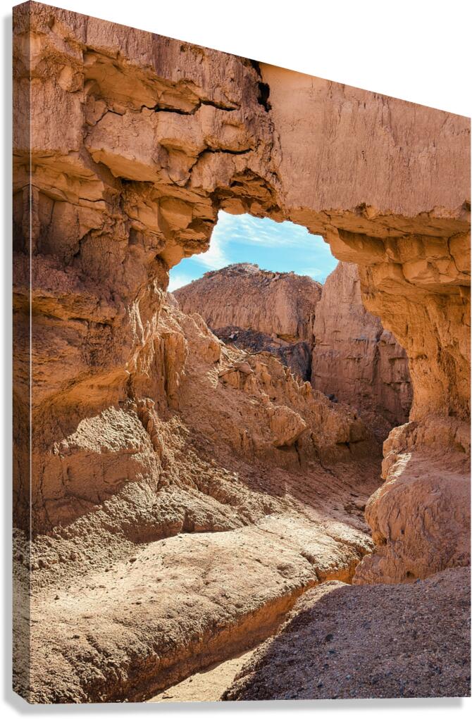 The Arch in Mud Canyon vertical Canvas Print