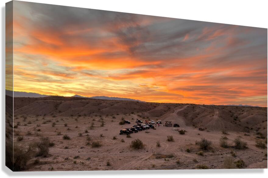 Friday night lights - Jerry’s Happy Hour Canvas Print