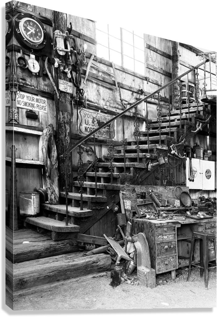 Stairway to yesteryear Canvas Print