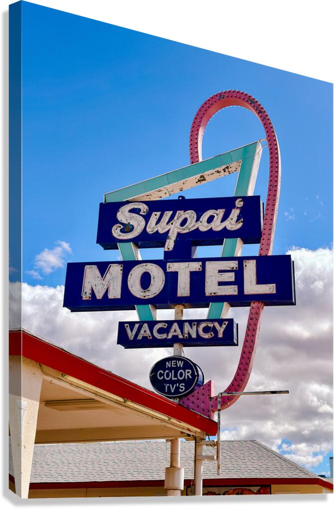 Supai Motel Seligman Arizona Canvas Print