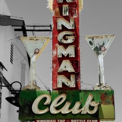 Kingman Club vintage sign