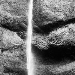 Latourell Falls B & W