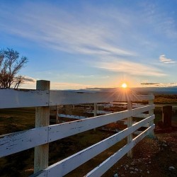 Split Rail Sunset