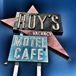 Roys Motel -distressed look