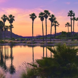 Sunset at Davis Camp -1