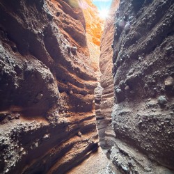 Sunlight in Knife Canyon