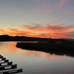 Sunset at the Topock Marina - 2