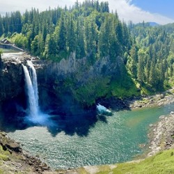 Snoqualmie Falls -panoramic