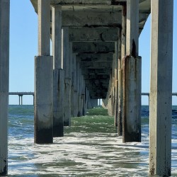 The pier at Ocean Beach San Diego - color