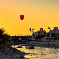 Red Balloon in the channel