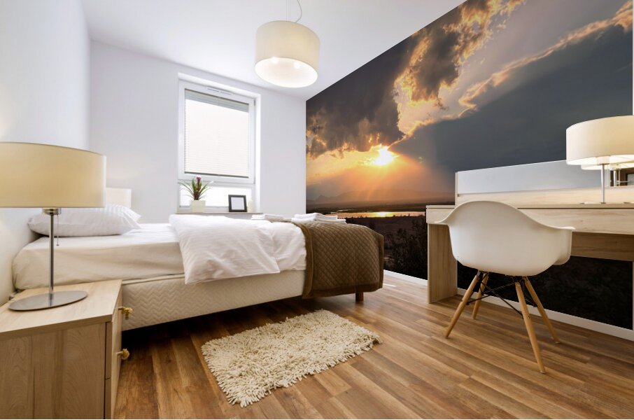 Beauty within the Storm Mural print