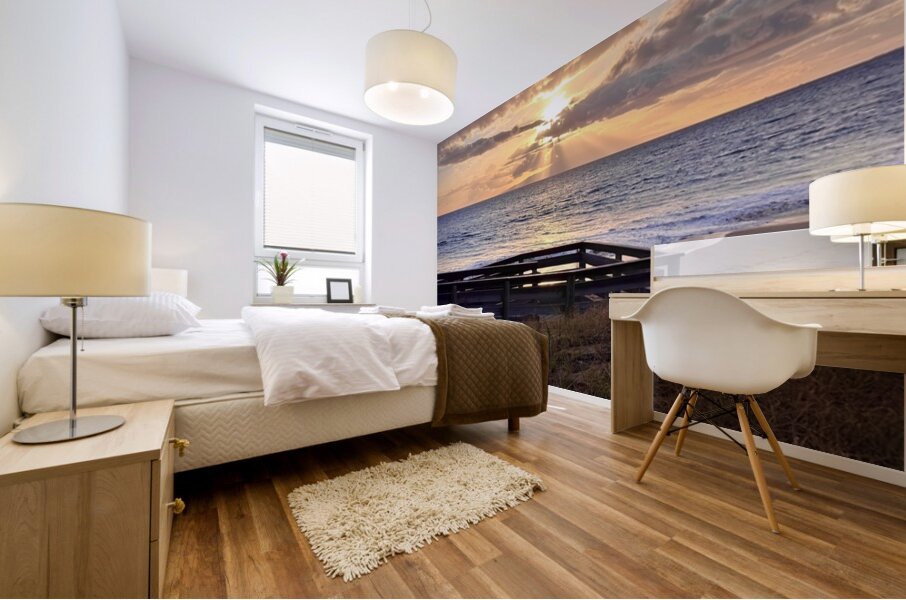 Sunset in Kihei Maui Mural print