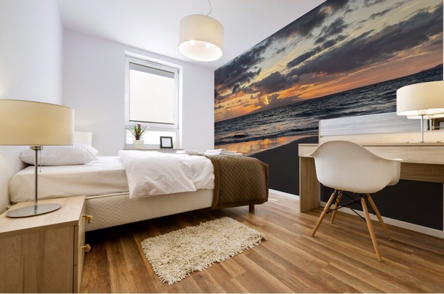 Unsettled sky 1  Mural print