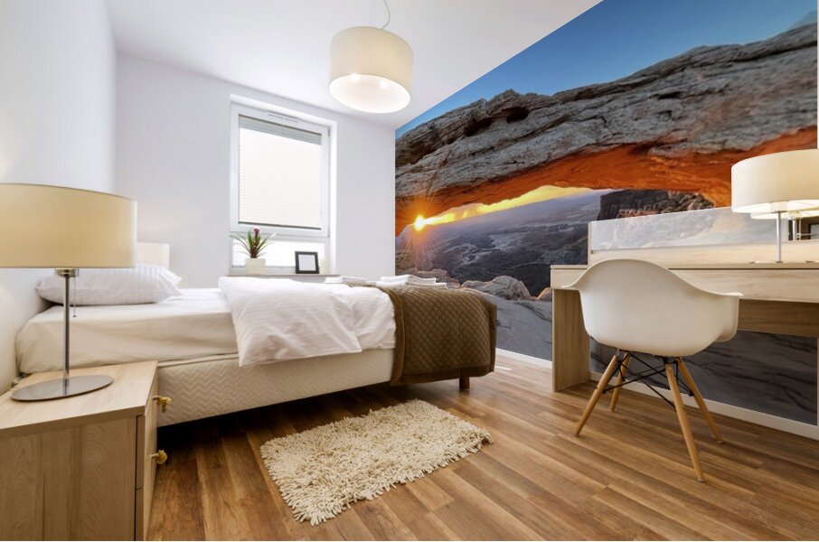 Sunrise at Mesa Arch Mural print