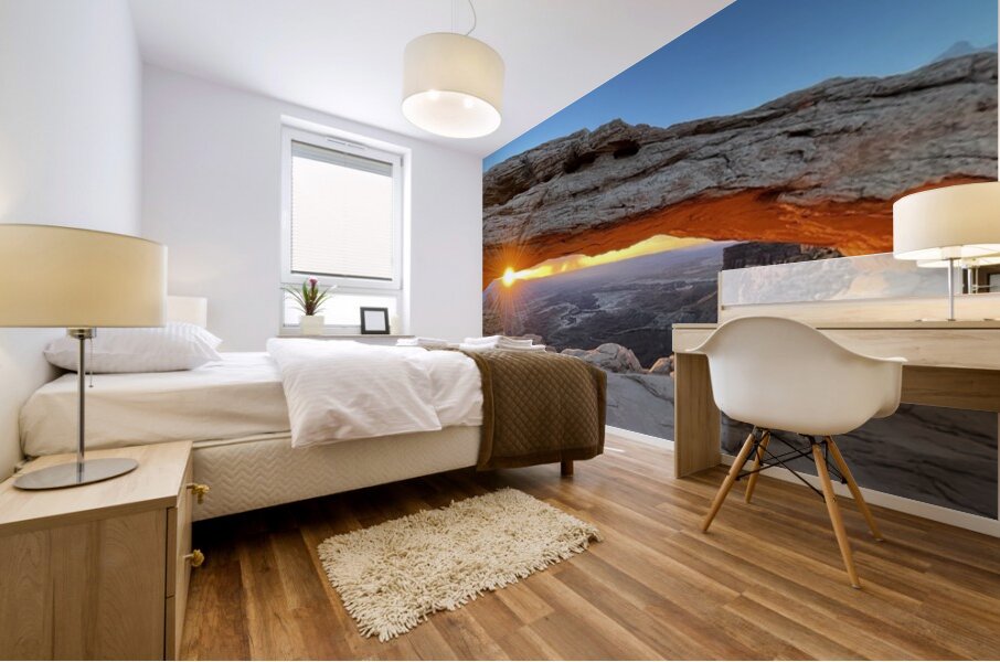 Sunrise at Mesa Arch Mural print