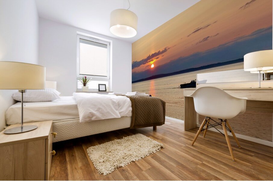 Sunset at Mutiny Bay Mural print