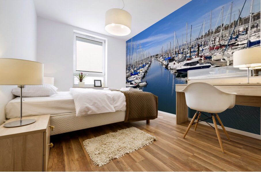 Everett Marina Mural print