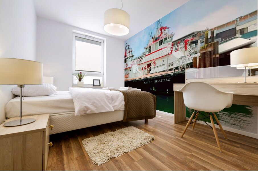 Chief Seattle Fire Boat  -1 Mural print