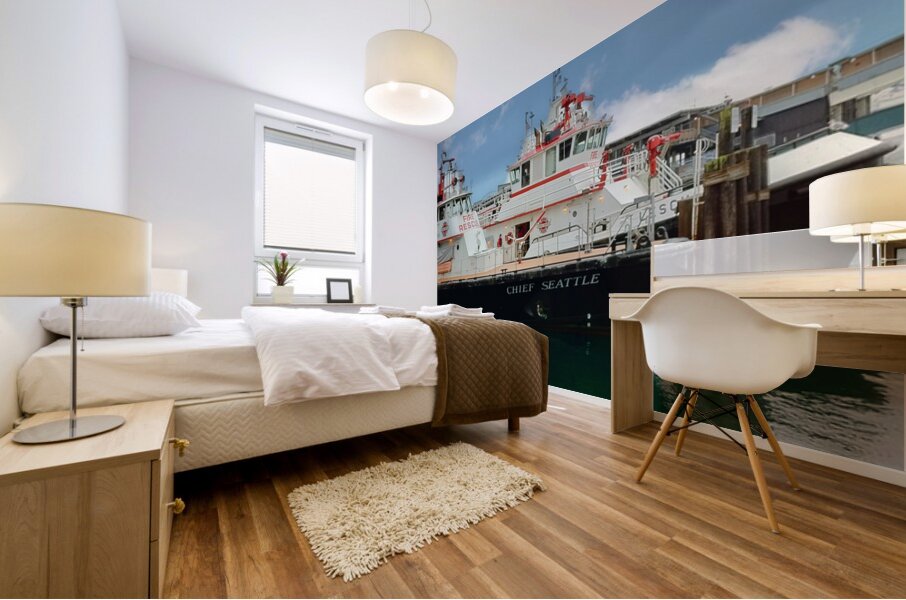 Chief Seattle Fire Boat -2 Mural print